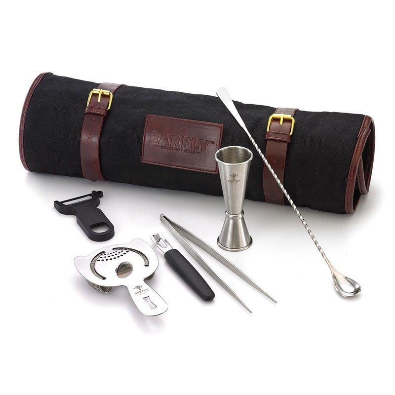 Barfly Cocktail Set, 7-Piece Essentials, Stainless - Image 1